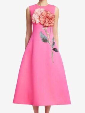 Leo Lin Cleo Embellished Sleeveless Midi Dress